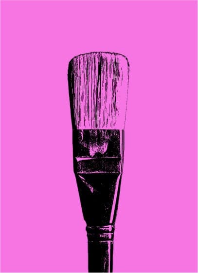 A paintbrush